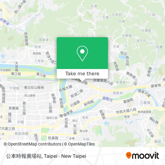 公車時報廣場站 map