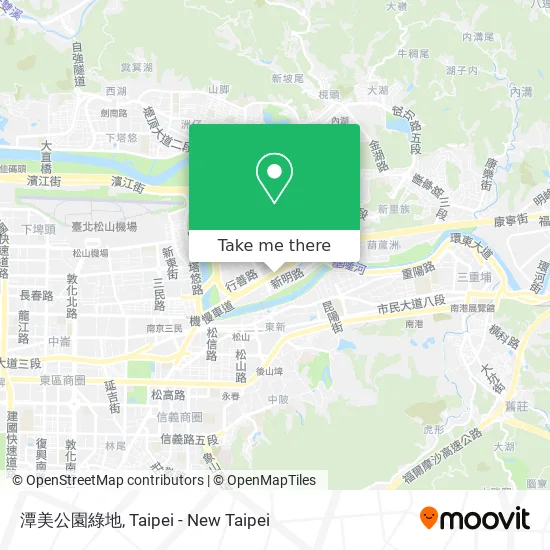 潭美公園綠地 map