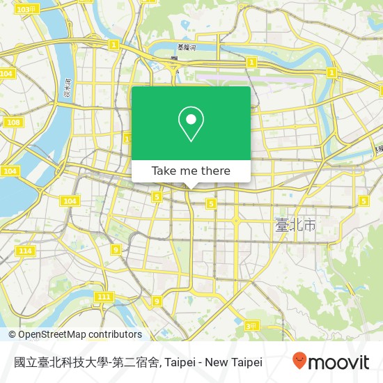 國立臺北科技大學-第二宿舍 map