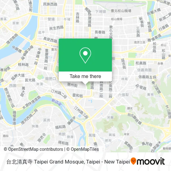 台北清真寺 Taipei Grand Mosque map