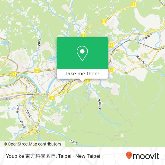 Youbike 東方科學園區 map