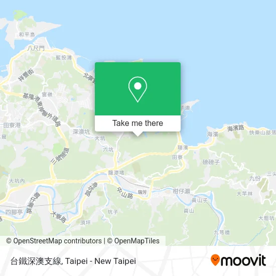 台鐵深澳支線 map