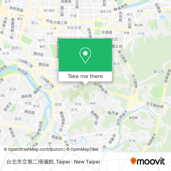 台北市立第二殯儀館 map