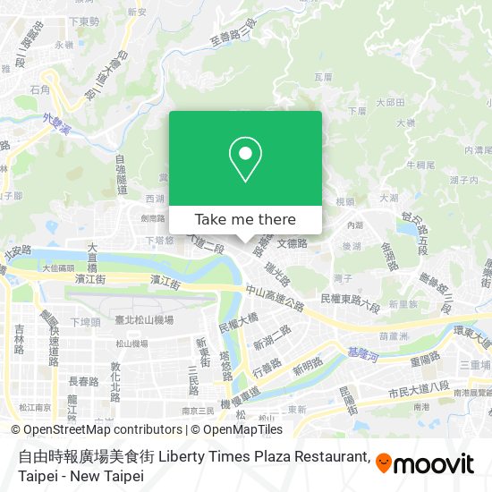 自由時報廣場美食街 Liberty Times Plaza Restaurant map