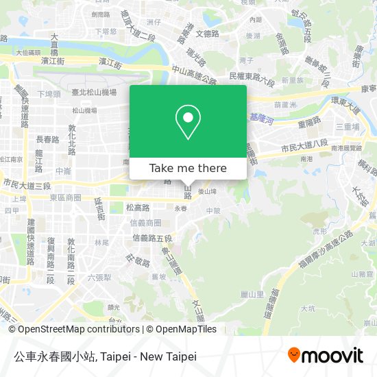 公車永春國小站 map