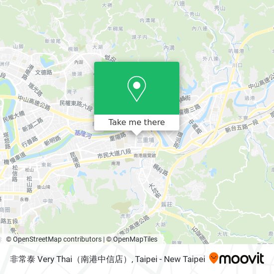 非常泰 Very Thai（南港中信店） map