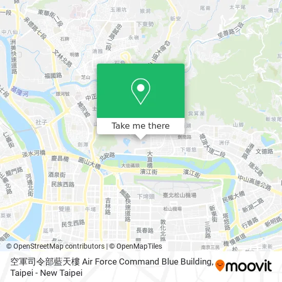 空軍司令部藍天樓 Air Force Command Blue Building map
