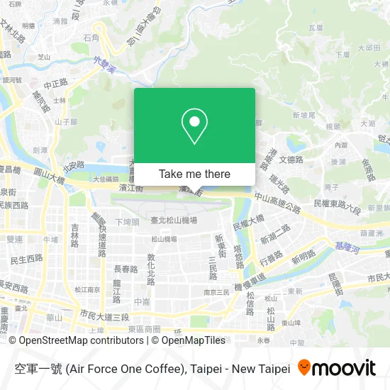 空軍一號 (Air Force One Coffee) map