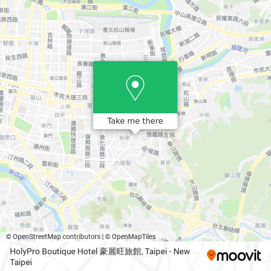 HolyPro Boutique Hotel 豪麗旺旅館 map