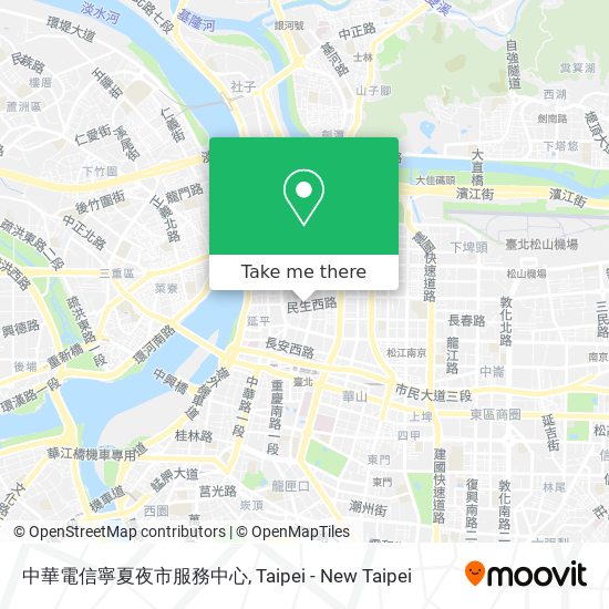 中華電信寧夏夜市服務中心 map