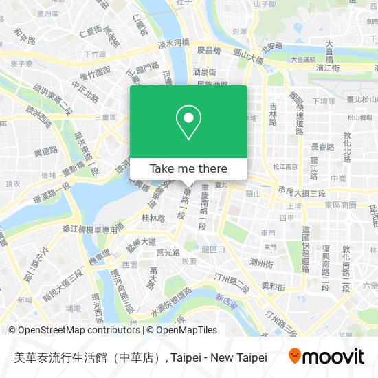 美華泰流行生活館（中華店） map