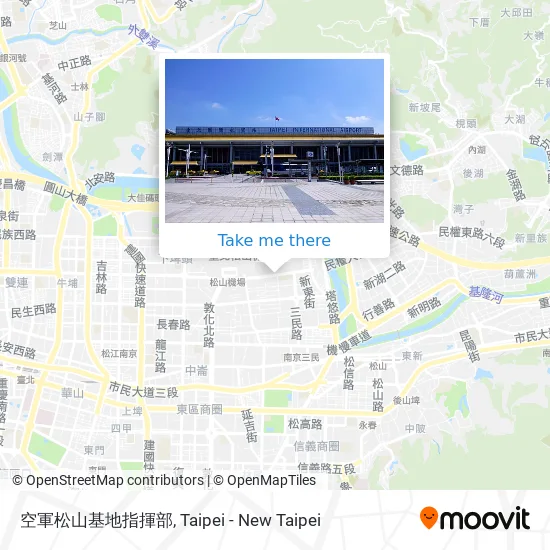空軍松山基地指揮部 map