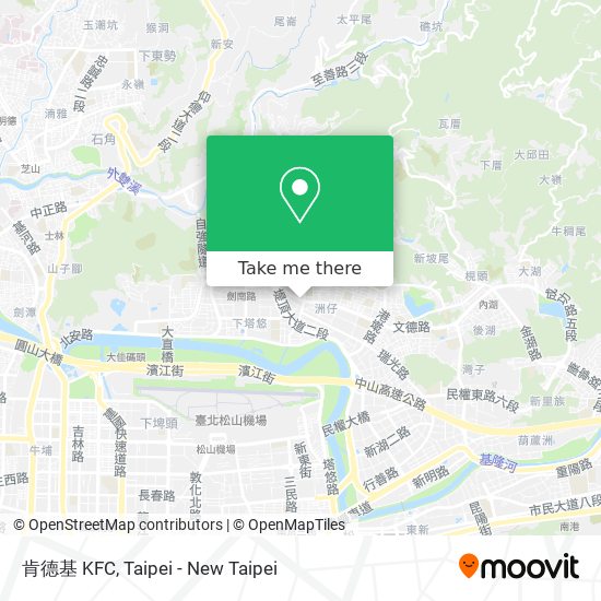 肯德基 KFC map