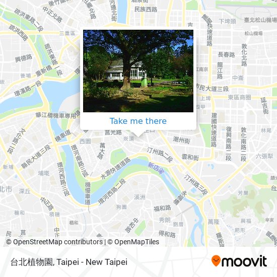 台北植物園 map