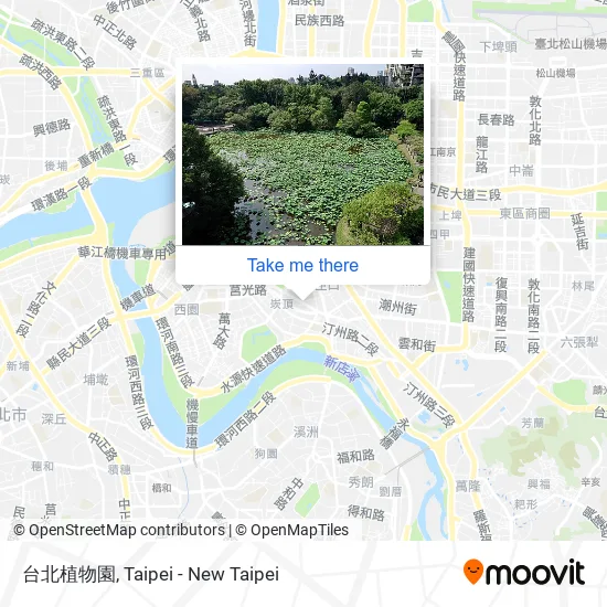 台北植物園地圖