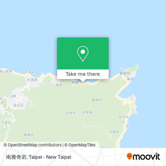 南雅奇岩 map