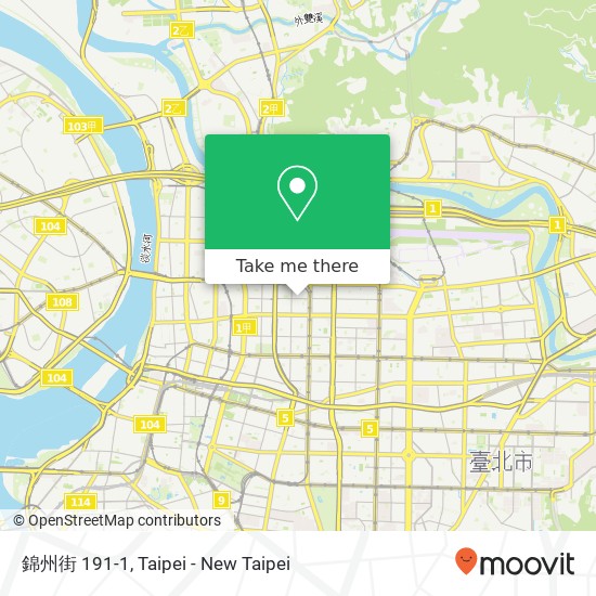 錦州街 191-1 map