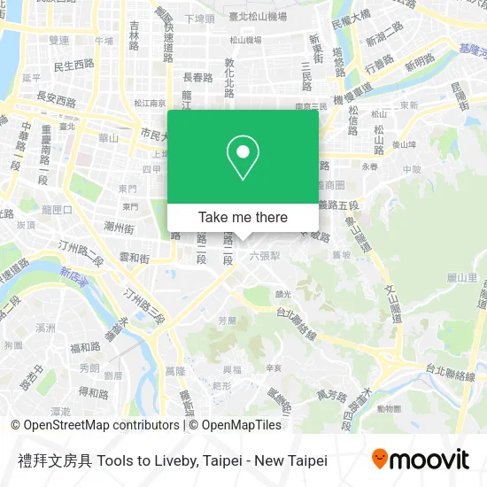 禮拜文房具 Tools to Liveby地圖