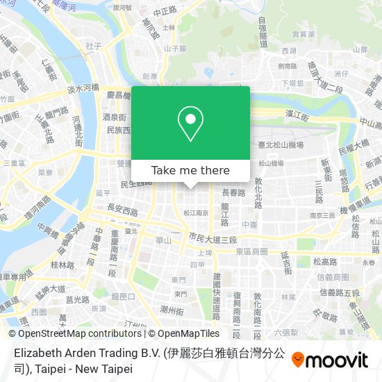 Elizabeth Arden Trading B.V. (伊麗莎白雅頓台灣分公司) map