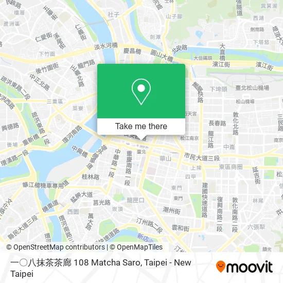 一〇八抹茶茶廊 108 Matcha Saro地圖