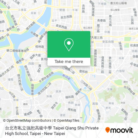 台北市私立強恕高級中學 Taipei Qiang Shu Private High School地圖