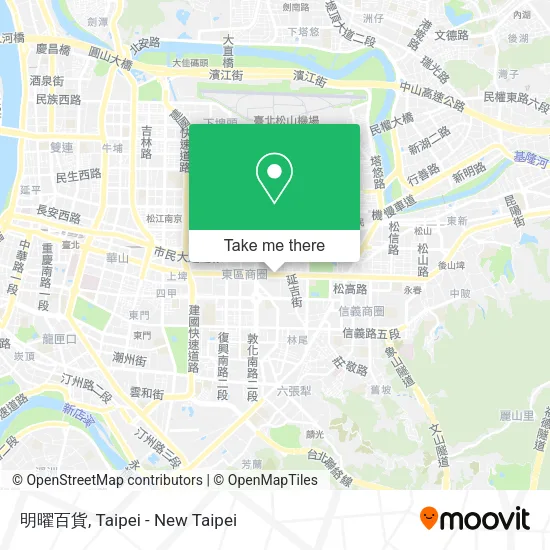 明曜百貨地圖