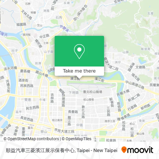 順益汽車三菱濱江展示保養中心 map