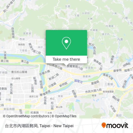 台北市內湖區郵局 map