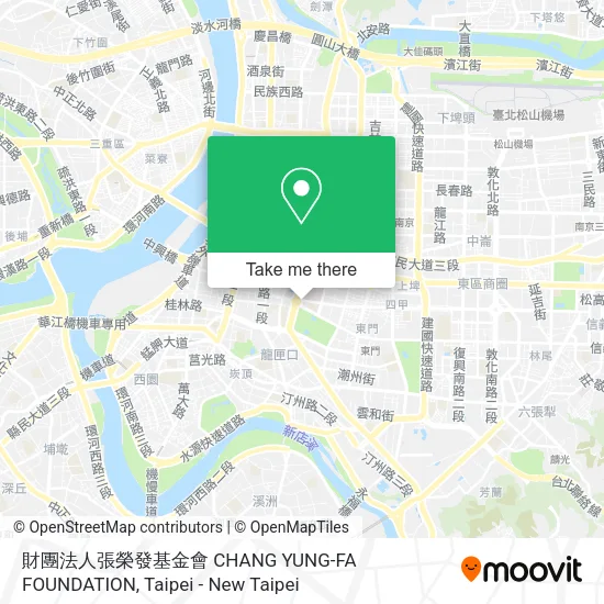 財團法人張榮發基金會 CHANG YUNG-FA FOUNDATION map