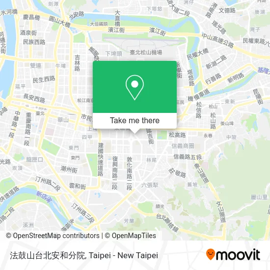 法鼓山台北安和分院地圖