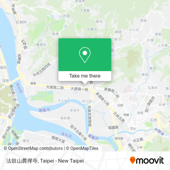 法鼓山農禪寺地圖