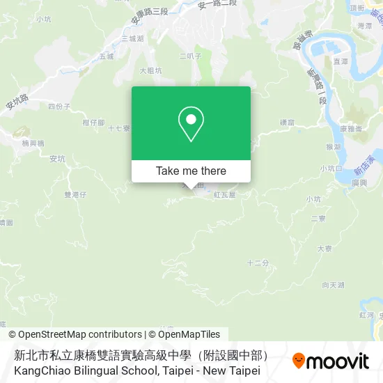 新北市私立康橋雙語實驗高級中學（附設國中部） KangChiao Bilingual School地圖
