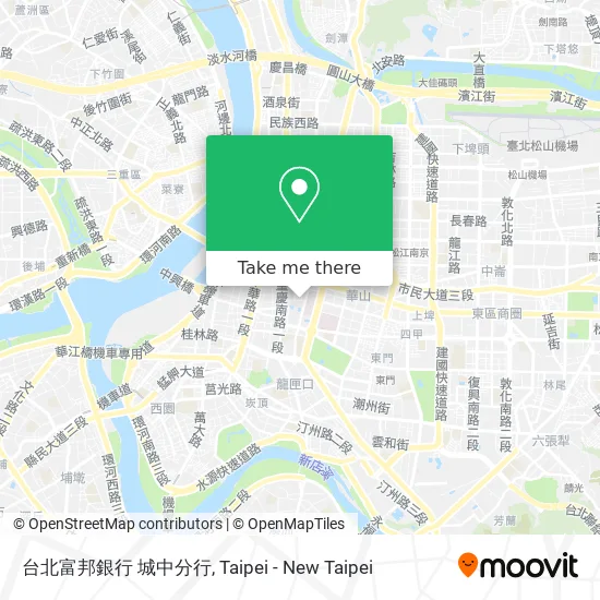 台北富邦銀行 城中分行 map