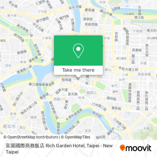 富園國際商務飯店 Rich Garden Hotel map