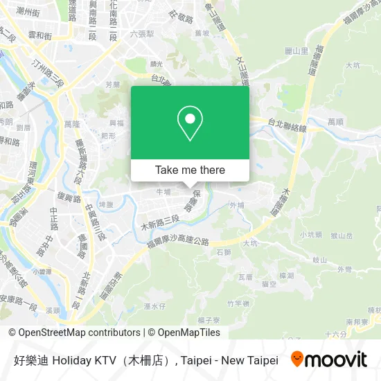 好樂迪 Holiday KTV（木柵店）地圖