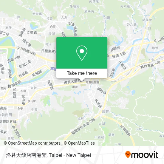 洛碁大飯店南港館地圖