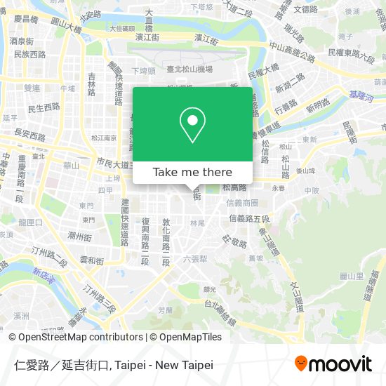 仁愛路／延吉街口 map