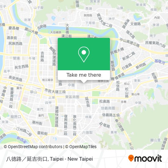 八德路／延吉街口 map
