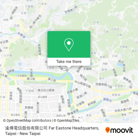 遠傳電信股份有限公司 Far Eastone Headquarters map