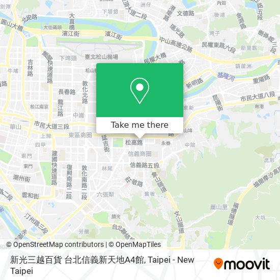 新光三越百貨 台北信義新天地A4館 map