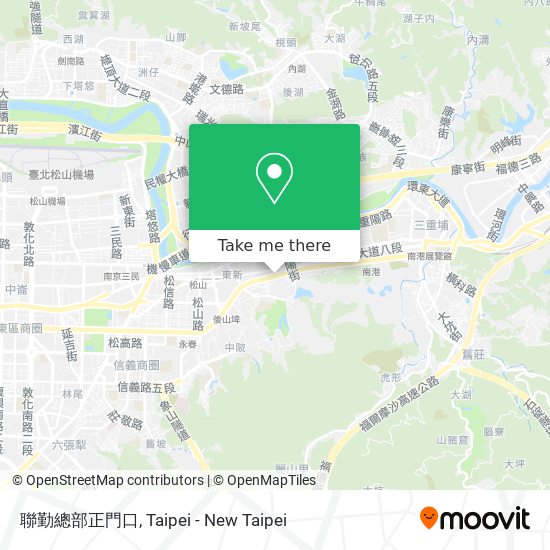 聯勤總部正門口 map