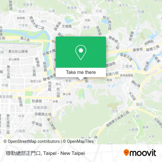聯勤總部正門口地圖