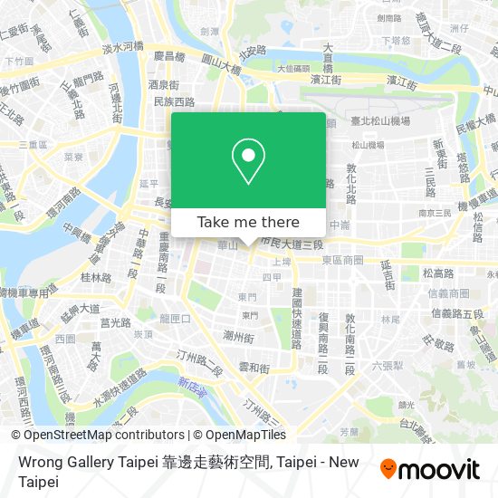 Wrong Gallery Taipei 靠邊走藝術空間 map