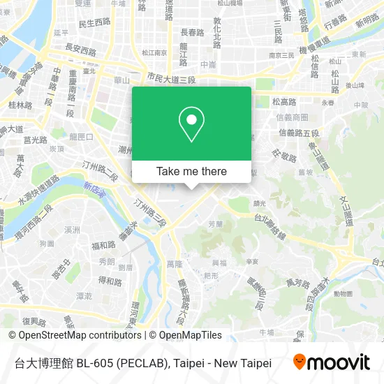 台大博理館 BL-605 (PECLAB)地圖