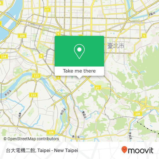 台大電機二館 map