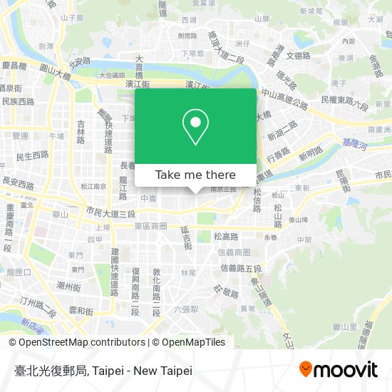 臺北光復郵局 map