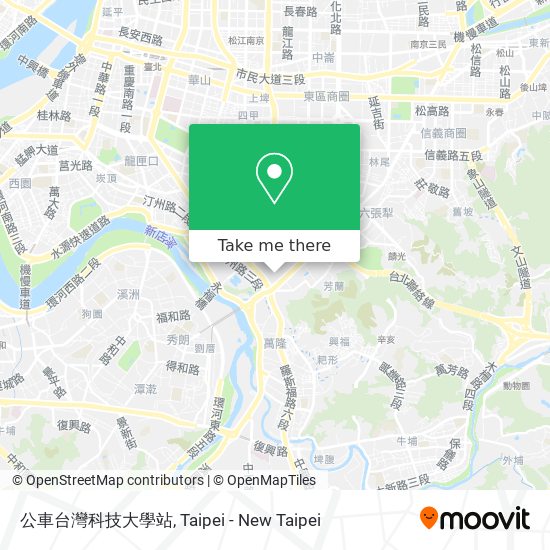 公車台灣科技大學站 map