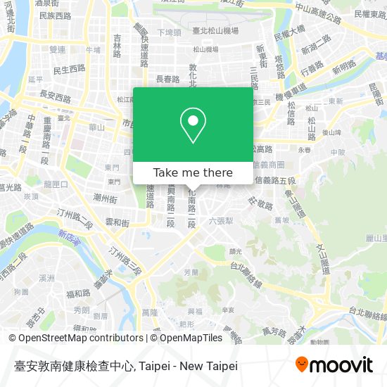 臺安敦南健康檢查中心 map