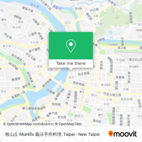 牧山丘 MuHills 義法手作料理 map