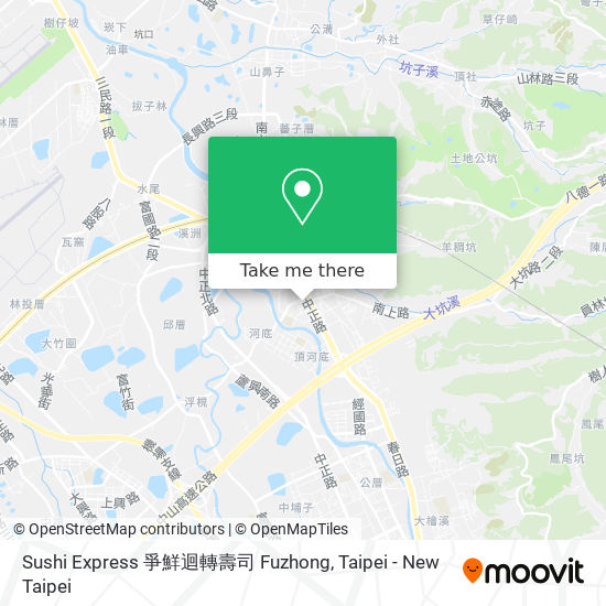 Sushi Express 爭鮮迴轉壽司 Fuzhong地圖